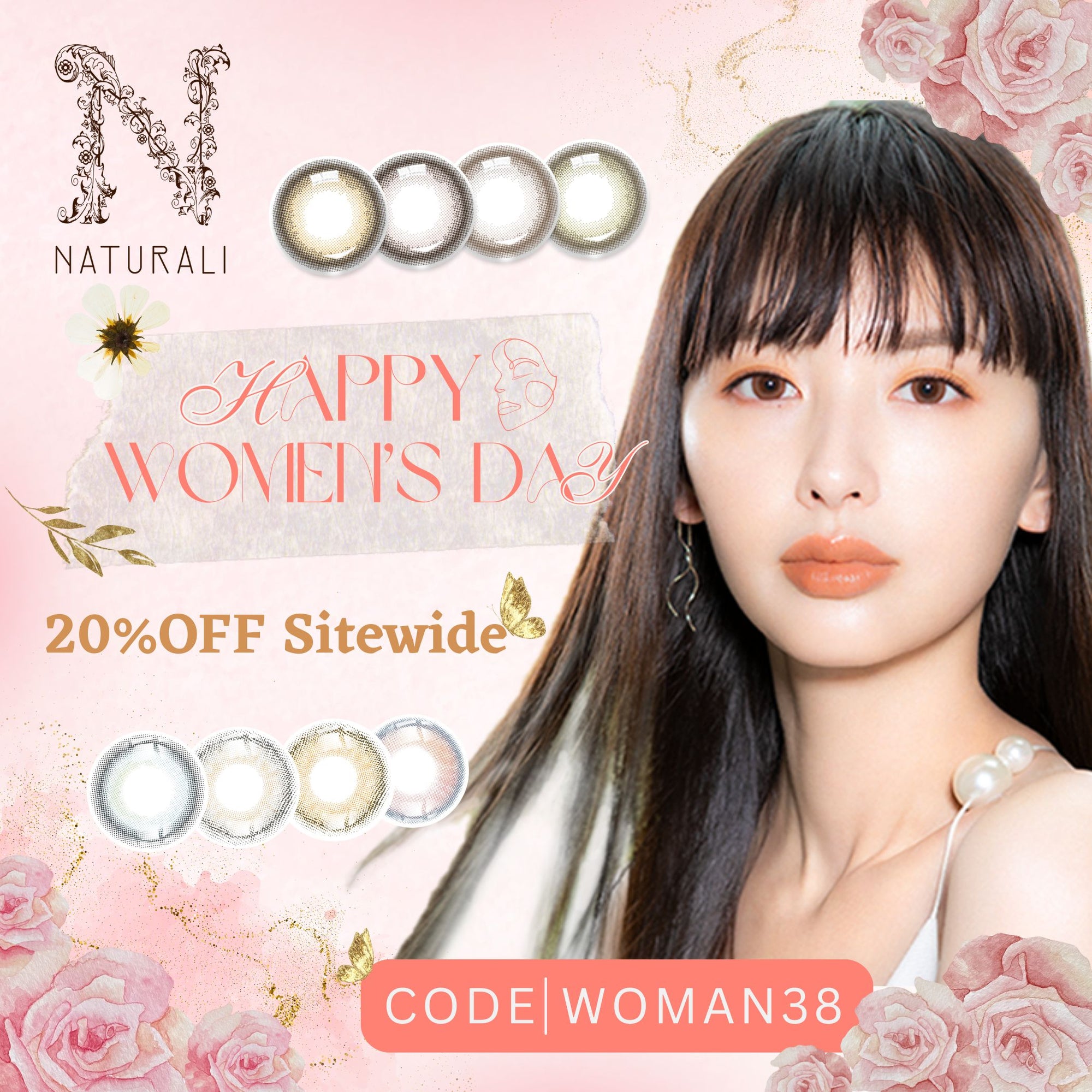 Women's Day 20% OFF SITEWIDE🌸