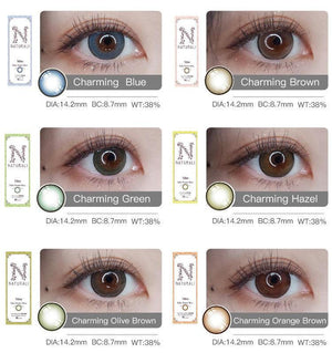 30 pcs Naturali 1-day Charming Olive Brown (14.2mm)