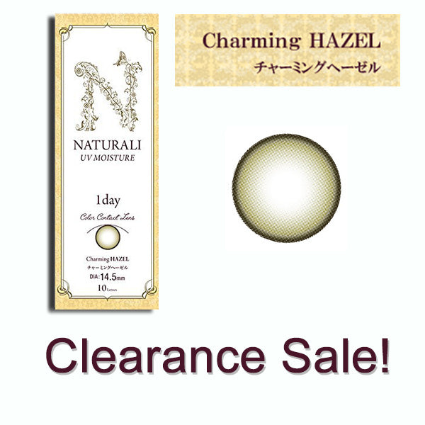 Clearance SALE! Naturali 1-day UV Moisture Charming Hazel (14.5mm)